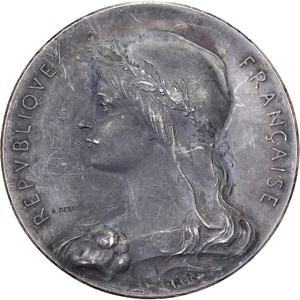 Francja, medal, Préfet de la Seine-Inférieure, Srebro, O.Roty, EF(40-45)