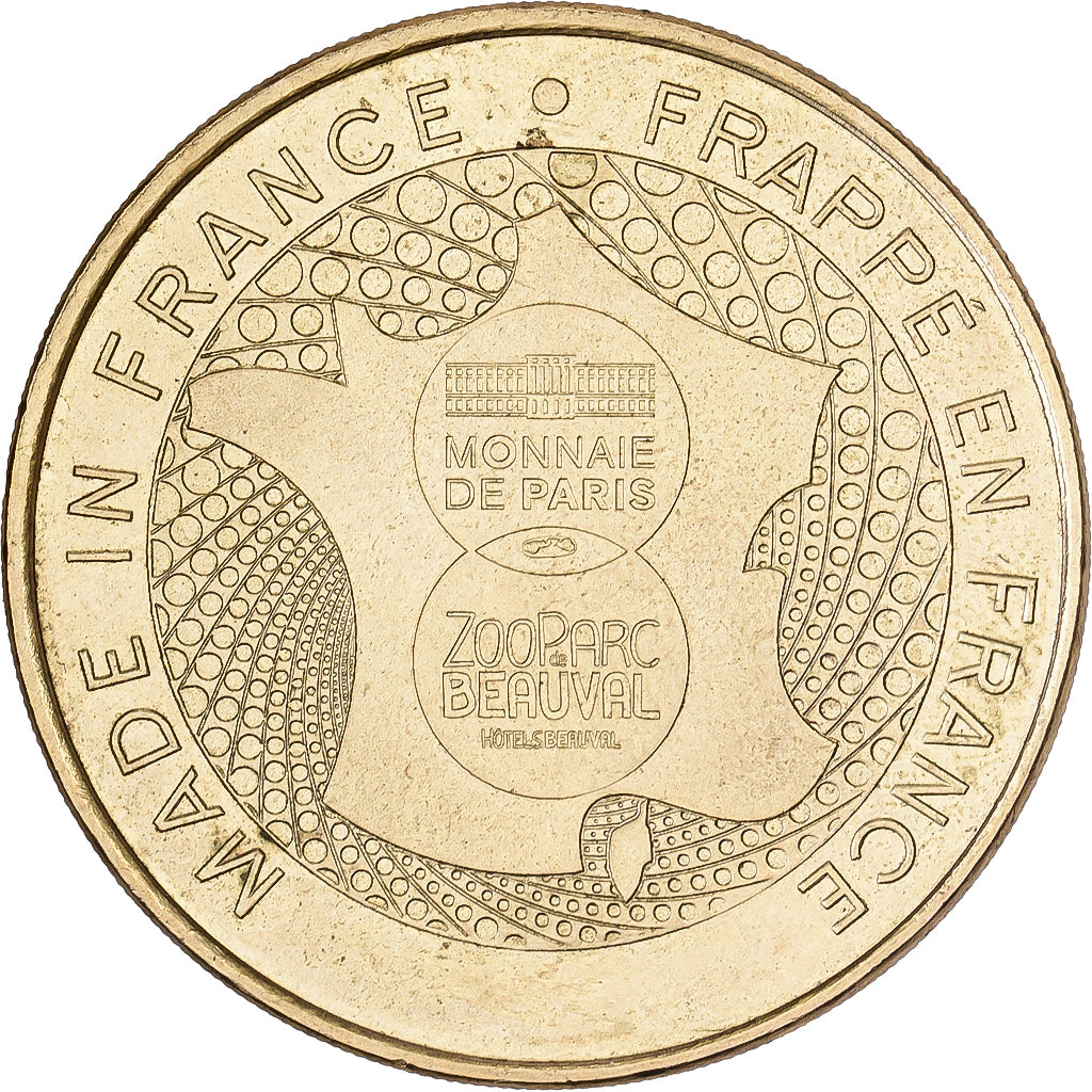 France, Token, Beauval - Zoo - Pandas, Copper-nickel Aluminium, MDP, AU(55-58)