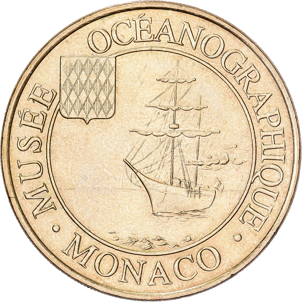 Frankrijk, Token, 98/ Musée Océanographique - Monaco, 1999, Copper-nickel