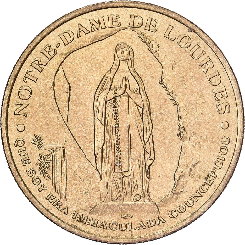 Francia, zeton, Lourdes - Un peuple de toutes les nations, 2003, Aluminio y