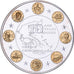 Frankrijk, Medaille, 10 Ans de l'Euro, Grèce, 2012, Verzilverd koper, FDC