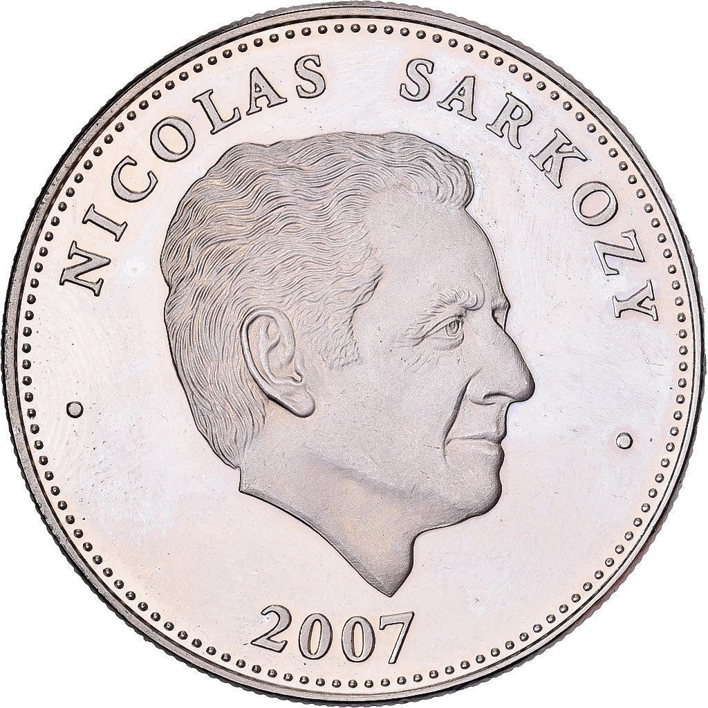 Francia, medalla, Nicolas Sarkozy, Président de la République, 2007, Cobre -