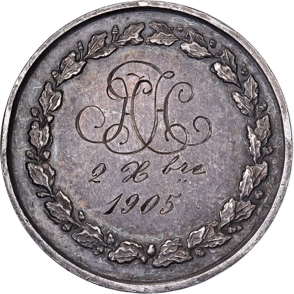 Frankrijk, Medaille, Mariage, Religion, 1905, Zilver, ZF