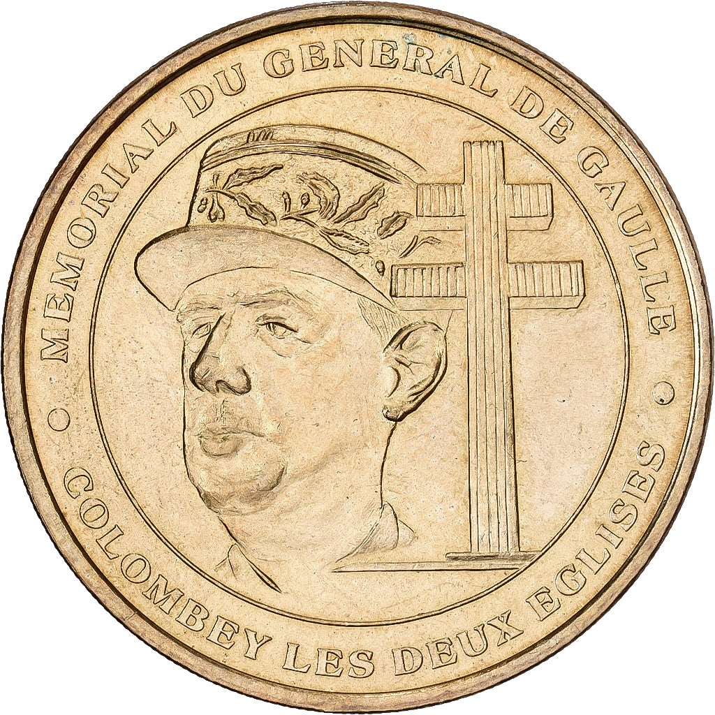 Francia, zeton, Colombey Les Deux Eglises -  Mémorial n°1 - Charles de Gaulle