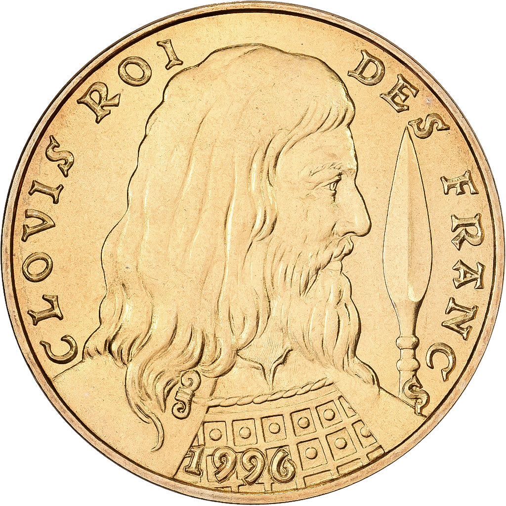 Frankrijk, Token, XVème Centenaire du Baptème de Clovis, Reims, 1996