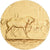 Frankreich, Medaille, Chevaux, Offert pat Louis Quesnel, Député, 1934, Gilt