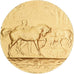 Francia, medalla, Chevaux, Offert pat Louis Quesnel, Député, 1934, Bronce