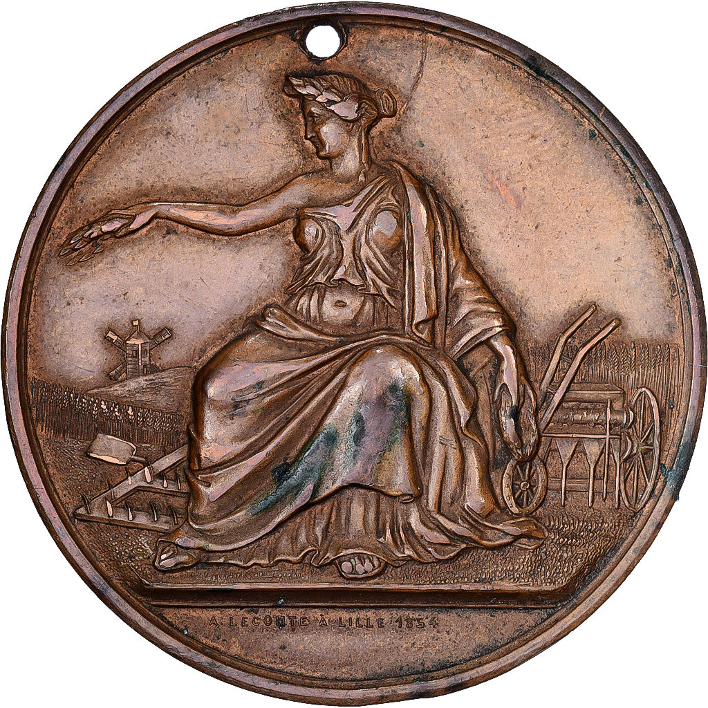 Frankrijk, Medaille, Comice Agricole de l'Arrondissement de Lille, 1853