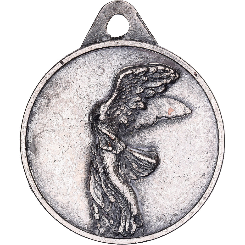 Francia, medalla, Victoire de Samothrace, Bronce plateado, MBC