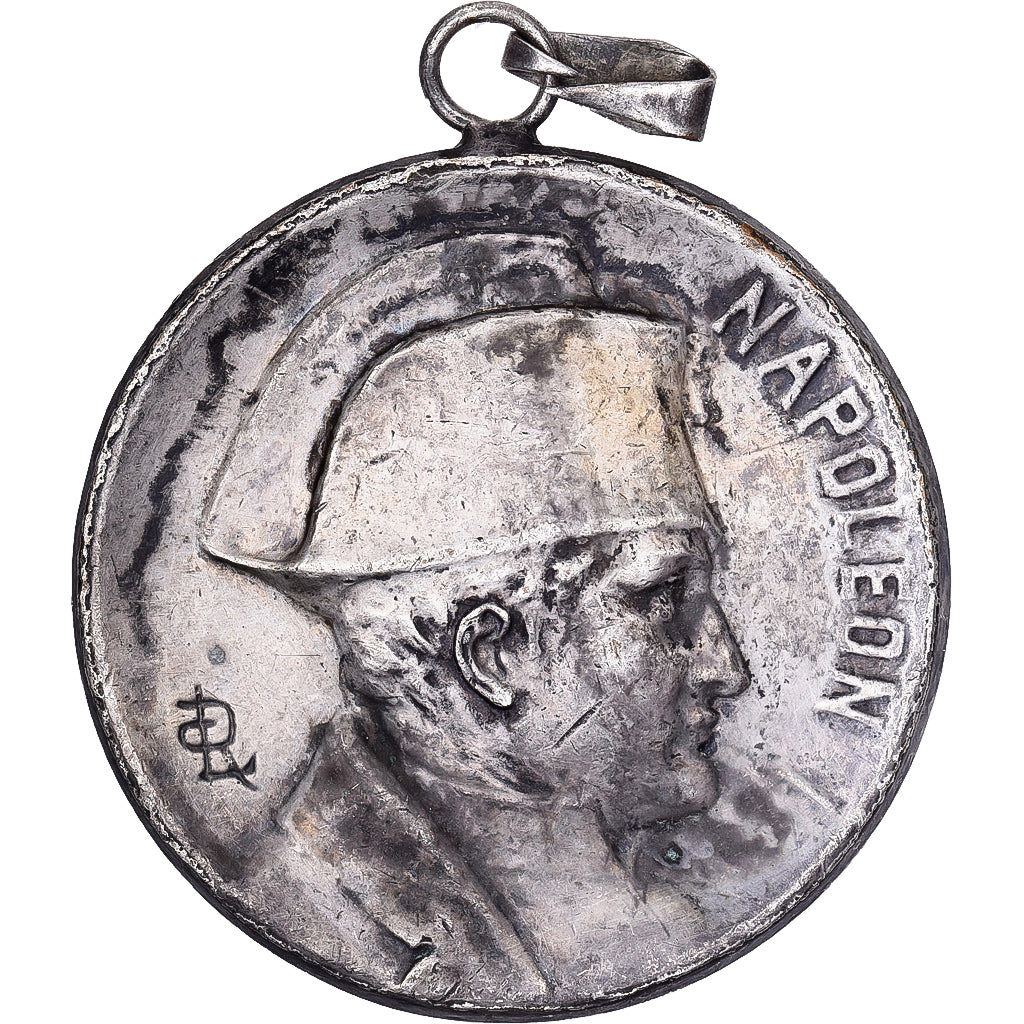 Francja, medal, Napoléon Ier, Brąz posrebrzany, VF(30-35)