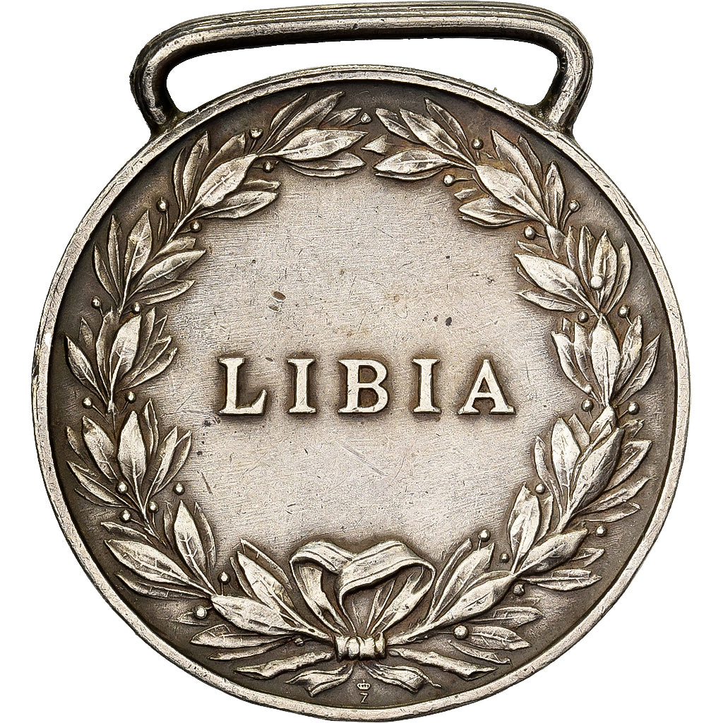 Włochy, Campagne de Libye, WAR, medal, 1913, Bardzo dobra jakość, Giorgi
