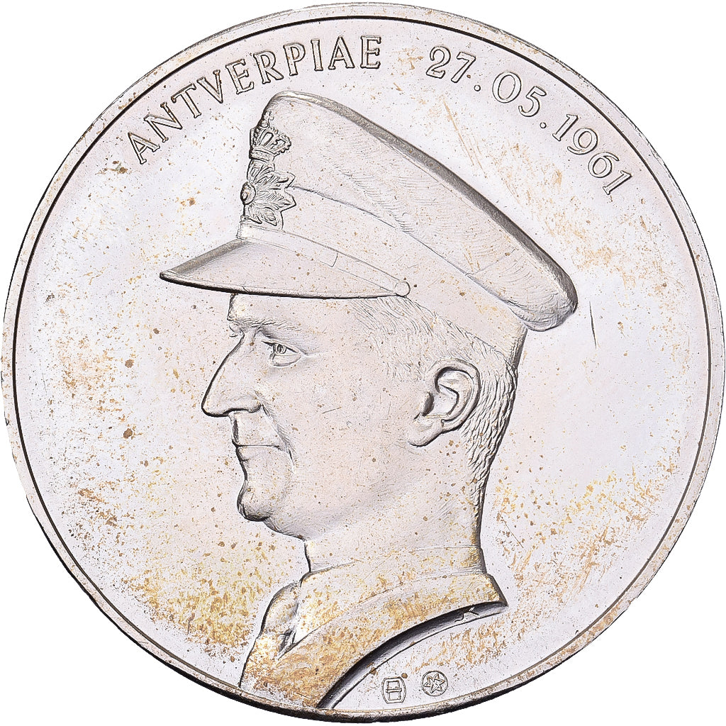 Bélgica, zeton, Prince Albert Officier de Marine, Cobre - níquel, EBC