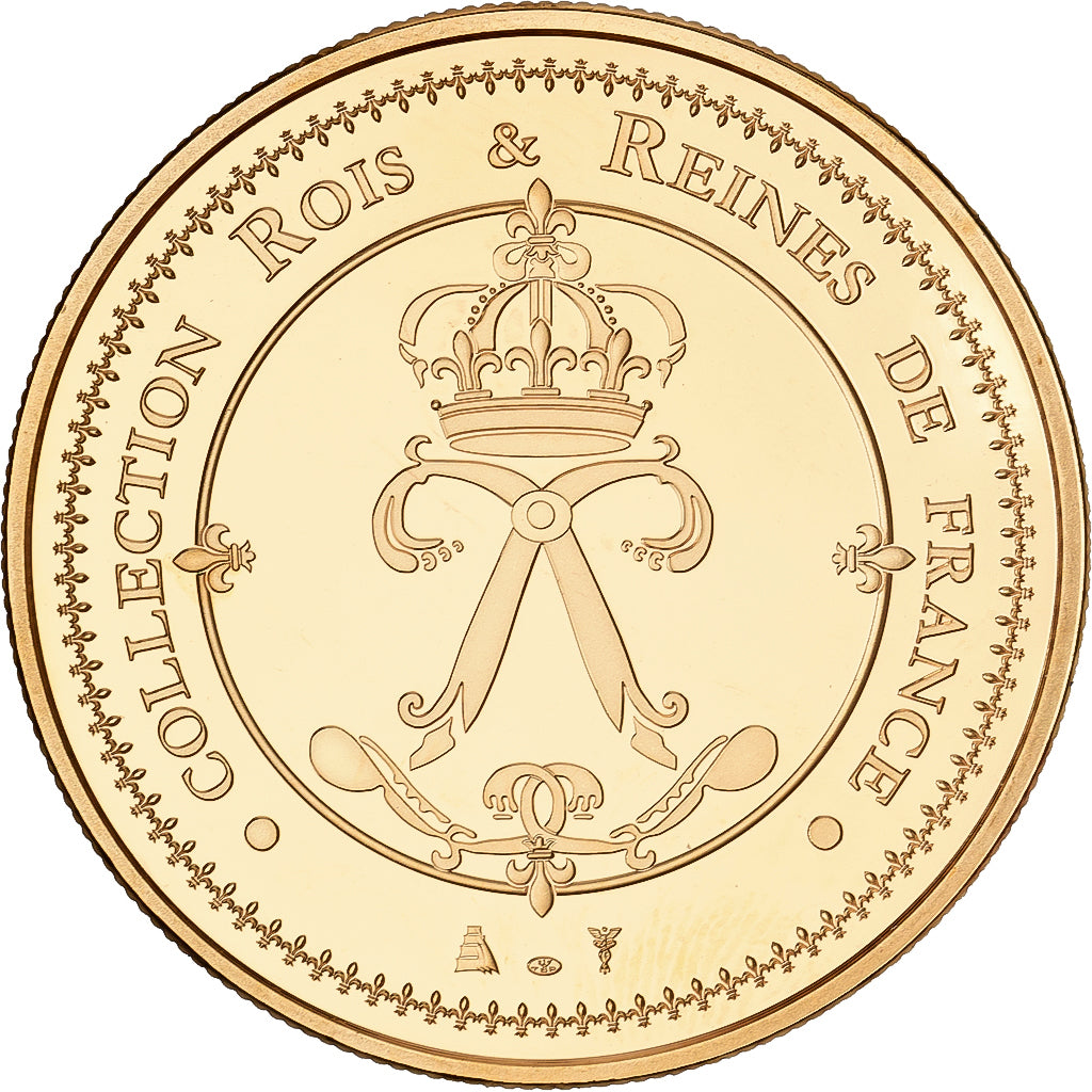 Frankreich, Medaille, Louis XIV, Dynastie des Bourbons, Copper-Nickel Gilt, STGL