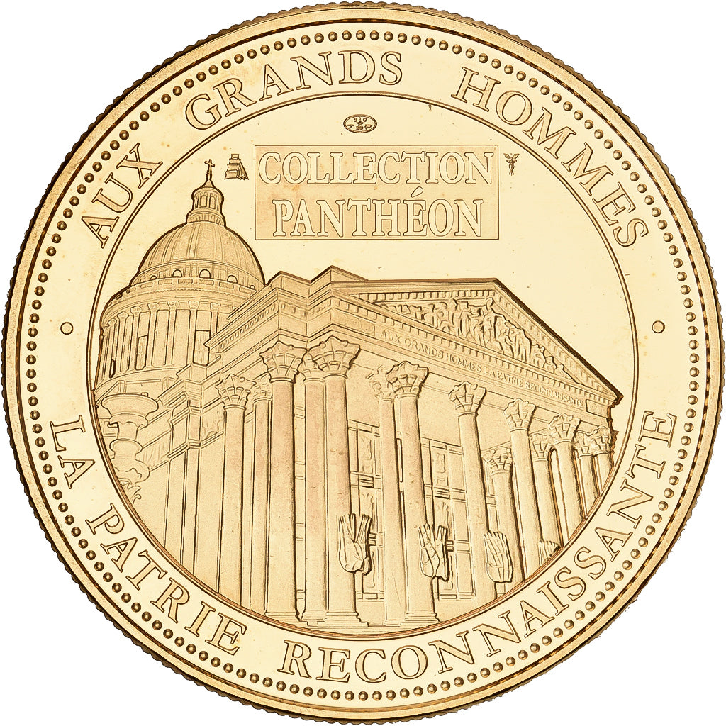 Francia, medalla, Pierre et Marie Curie, Collection Panthéon, Cobre - níquel