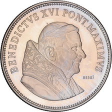 Vatikanstadt, Medaille, Le Pape Benoit XVI, Kupfer-Nickel, STGL