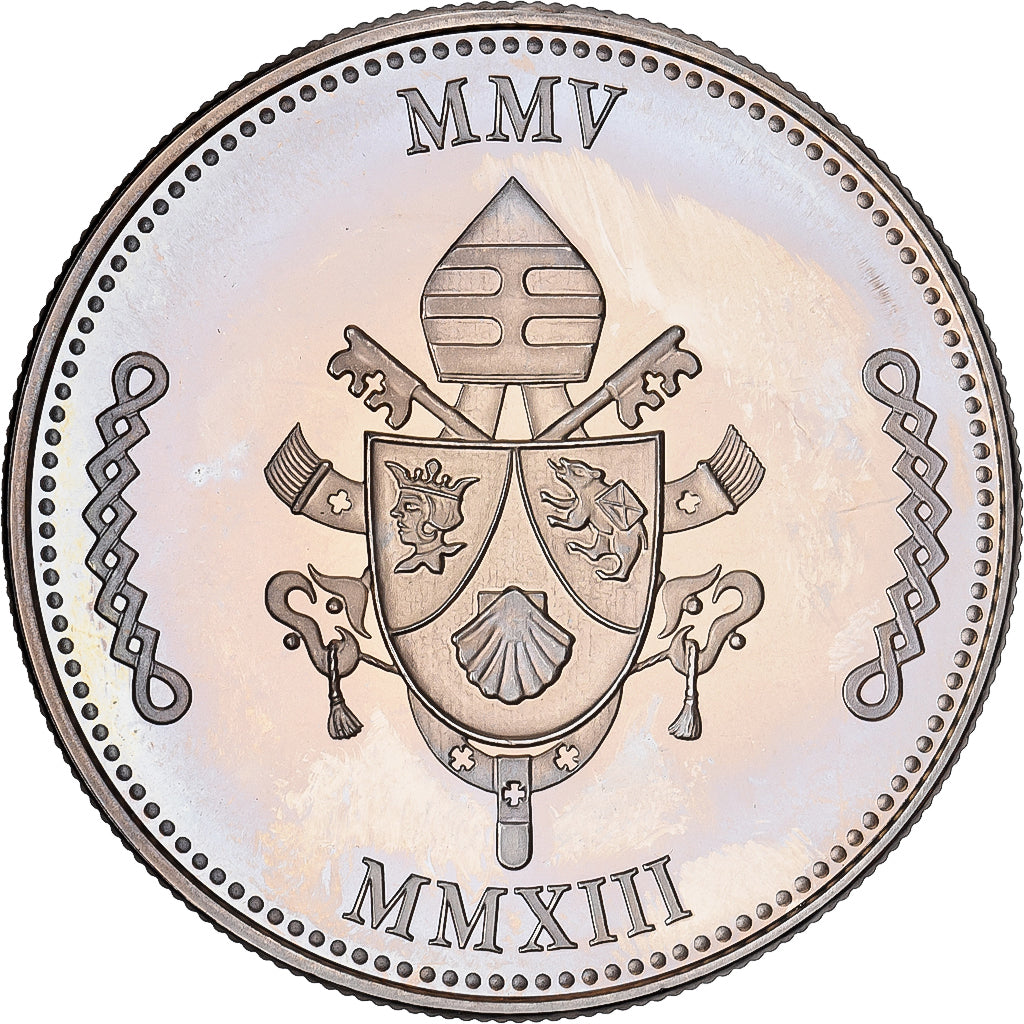 Vatican, Médaille, Le Pape Benoit XVI, Cupro-nickel, FDC