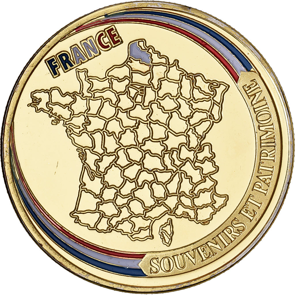 Frankreich, Medaille, 62/ Le Touquet-Paris-Plage, Copper-Nickel Gilt, UNZ