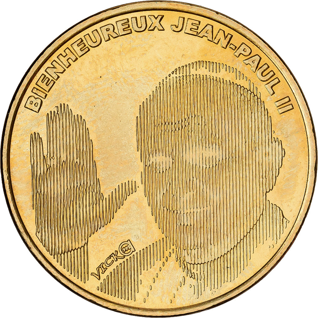Hiszpania, Token, JMJ Madrid, Jean-Paul II, 2011, Pokryte Miedź- Nikiel, MS(63)