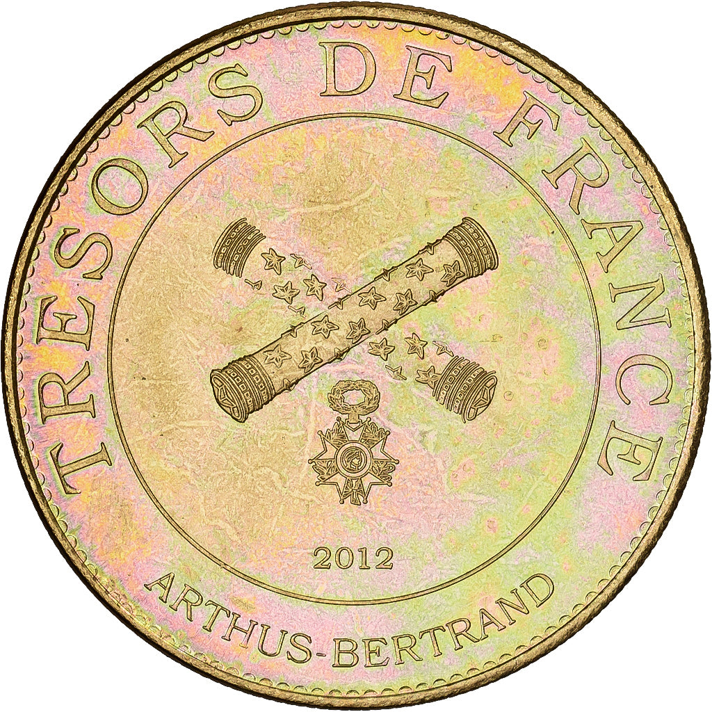 Francia, zeton, Musée Grévin, Johnny Hallyday, 2012, Aluminio y cuproníquel