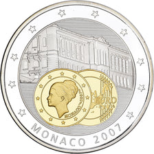 France, Medal, Europe, Monaco, 2007, Copper Plated Silver, MS(65-70)