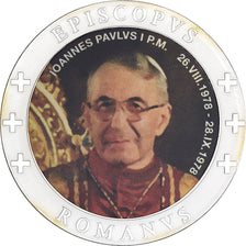 CITTÀ DEL VATICANO, medaglia, Jean-paul Ier, Rame placcato argento, FDC
