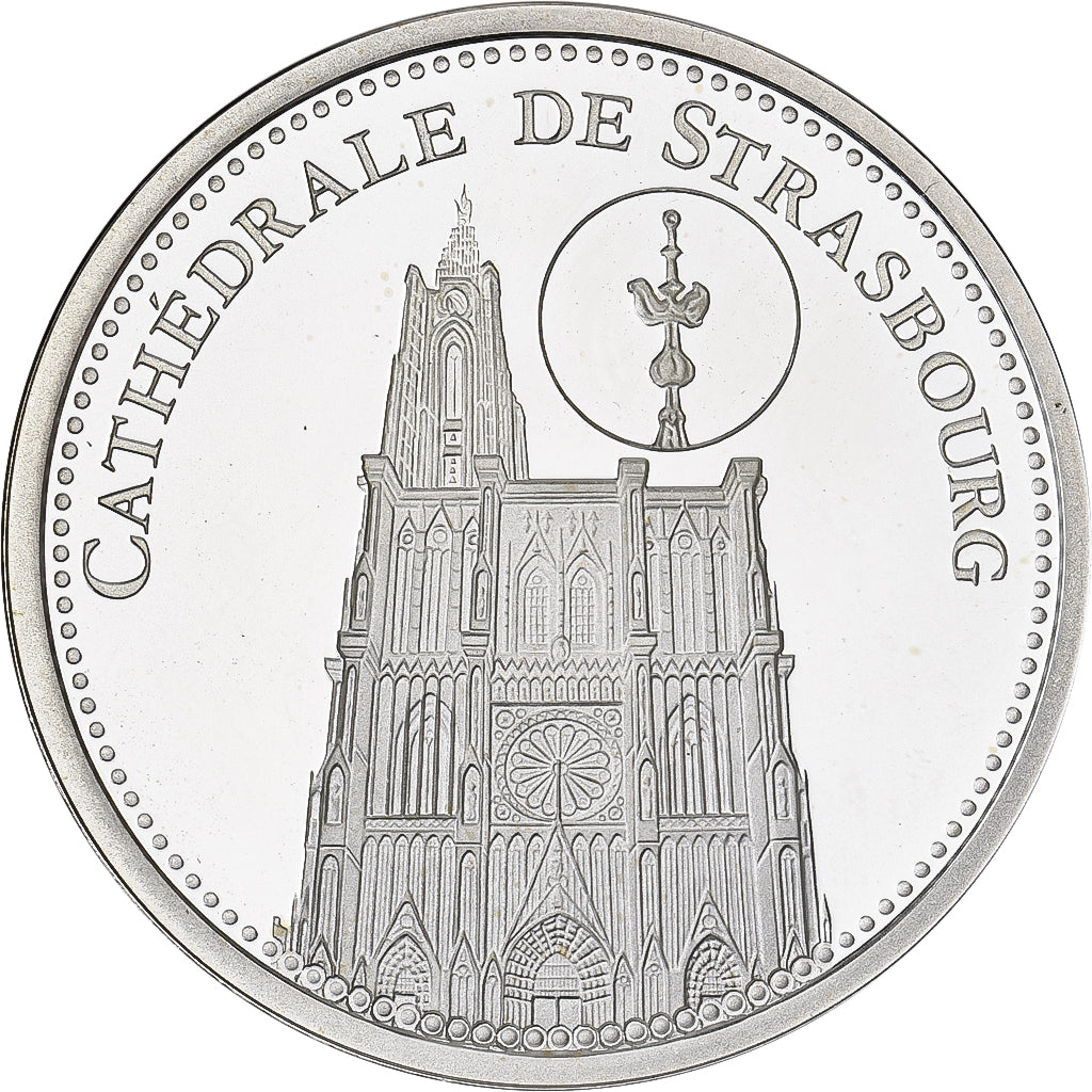 France, Médaille, Cathédrale de Strasbourg, Argent, SPL
