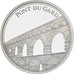 Francia, medalla, Le Pont du Gard, Plata, SC