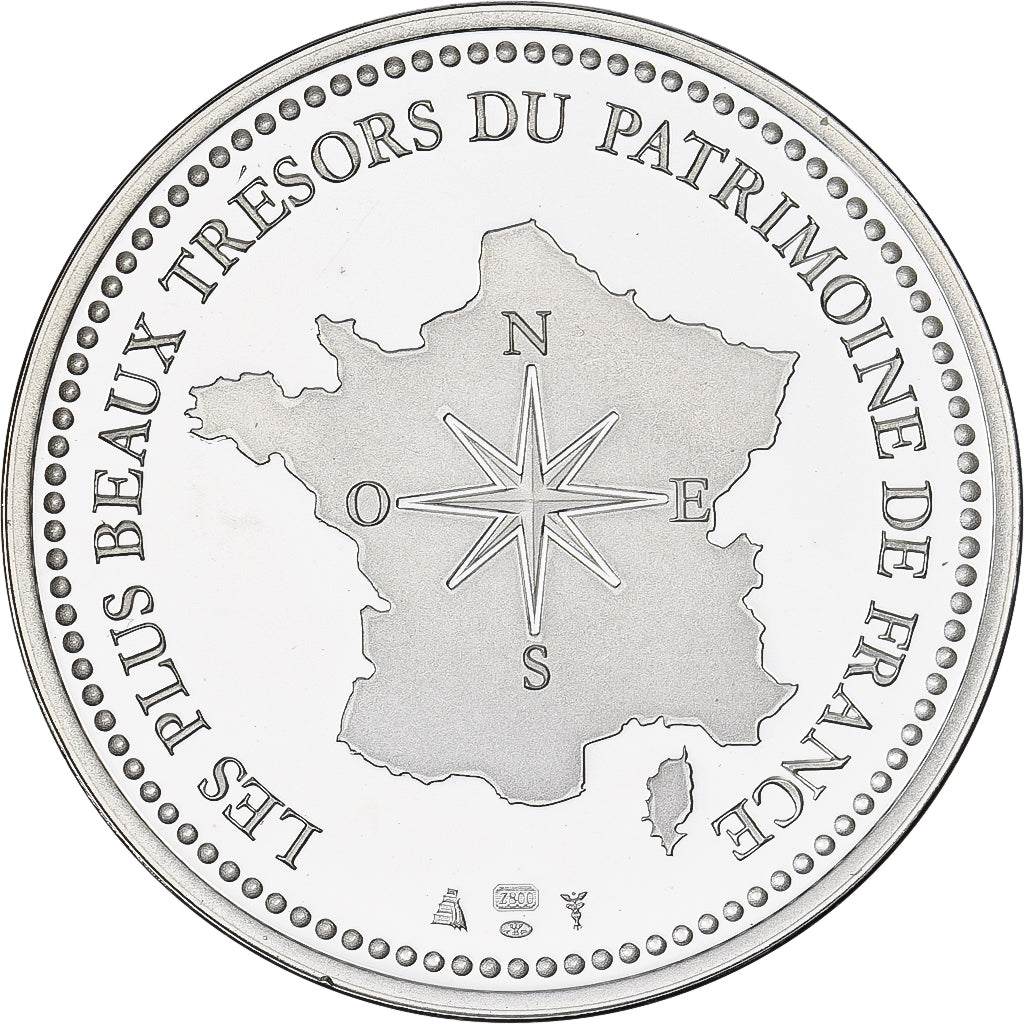 Francia, medalla, Le Pont du Gard, Plata, SC