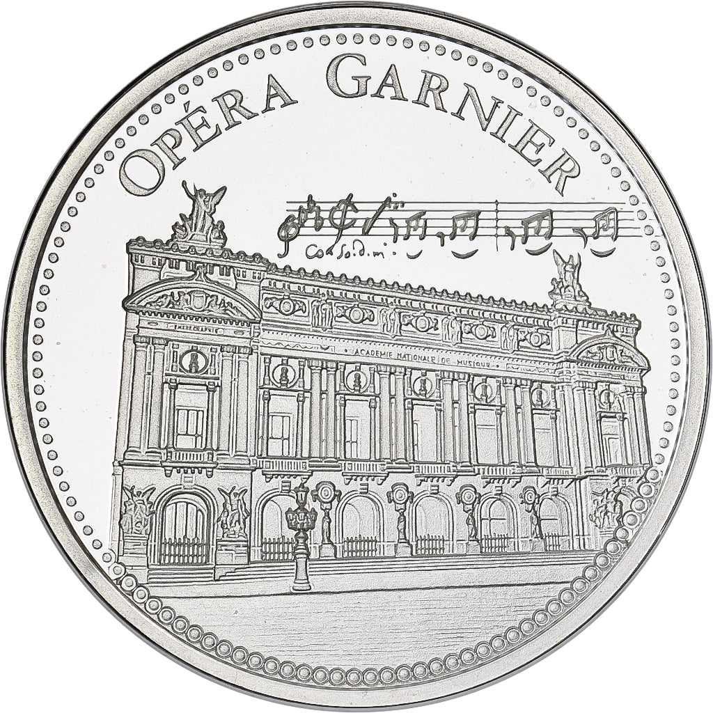 Frankrijk, Medaille, Opéra Garnier, Zilver, UNC-