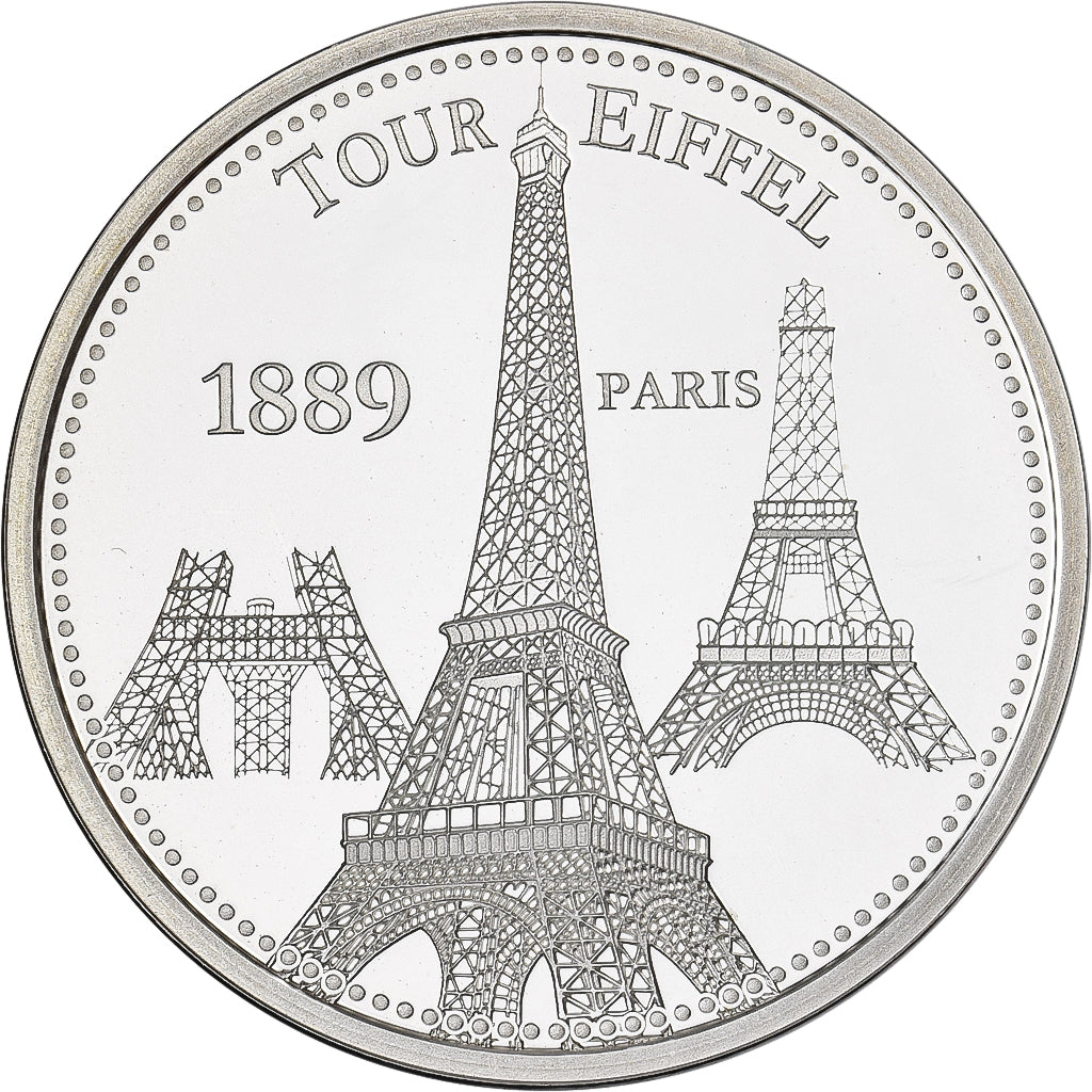 Frankreich, Medaille, Tour Eiffel, Silber, UNZ
