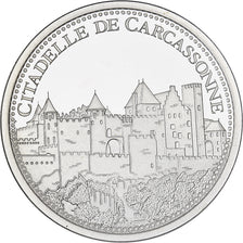 France, Medal, La Citadelle de Carcassonne, Silver, MS(63)