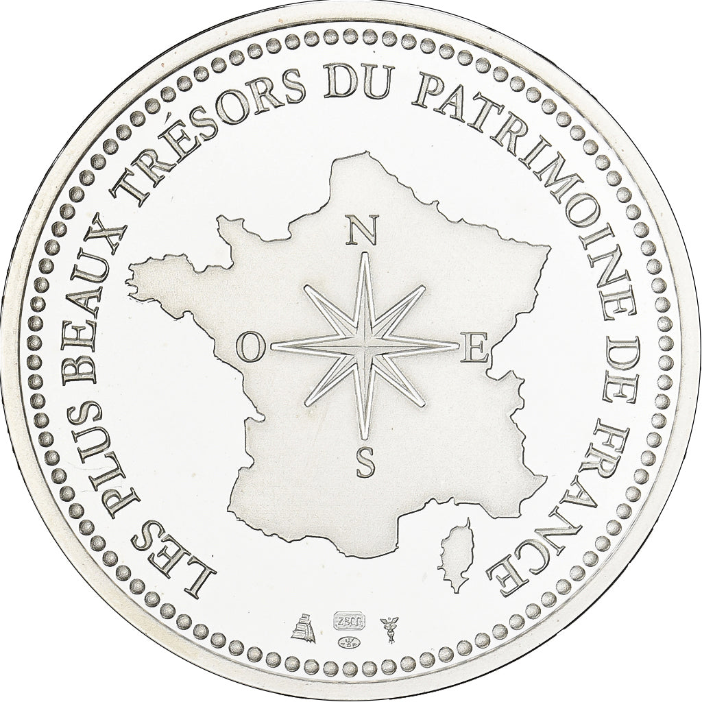 França, medalha, Trésors du Patrimoine, Pont d'Avignon, Prata, MS(63)