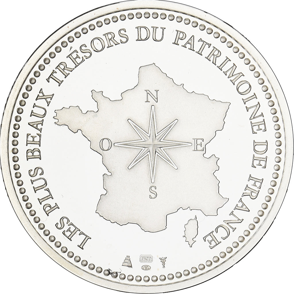 France, Médaille, Paris, Pyramide du Louvre, Argent, SPL