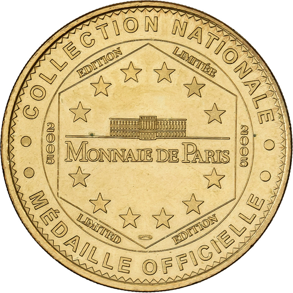 Francia, zeton, 17/ Zoo de la Palmyre - Girafe, 2005, Aluminio y cuproníquel