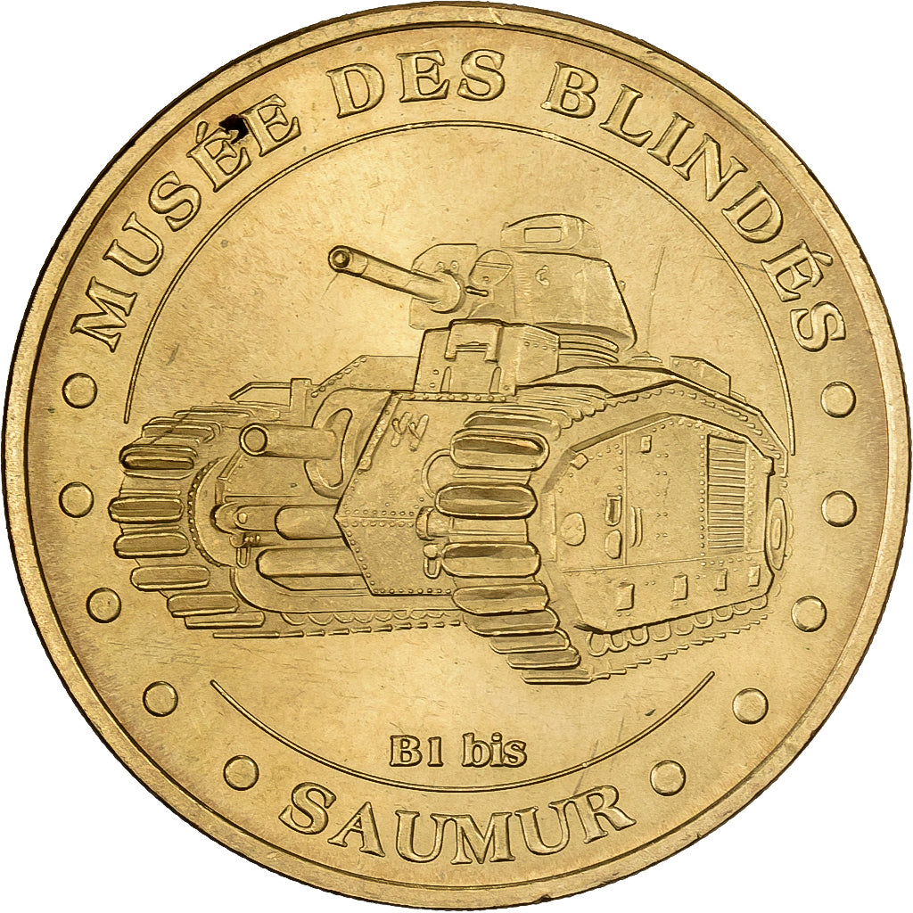Francia, ficha, Saumur - Musée des Blindés, 2005, Rame-nichel-alluminio, MDP