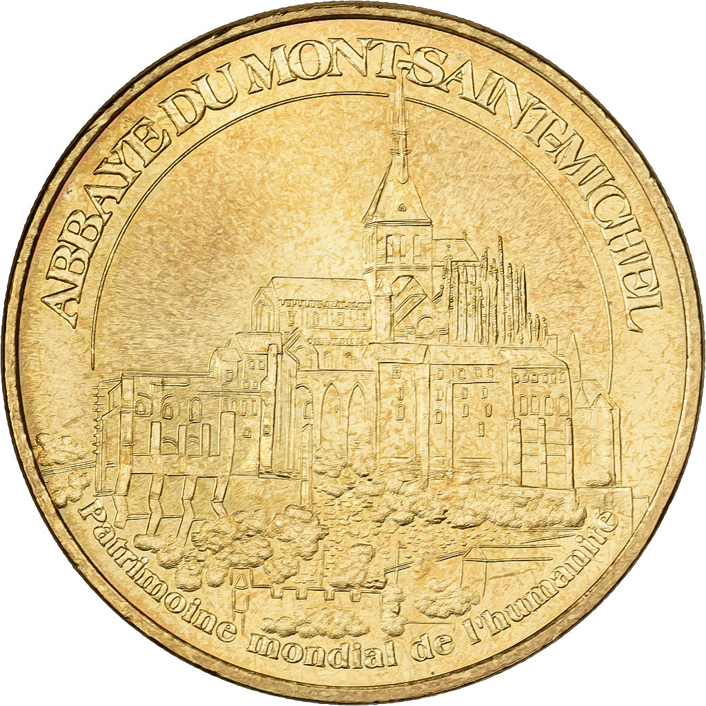France, Token, Abbaye du Mont Saint-Michel, 2009, Copper-nickel Aluminium, MDP
