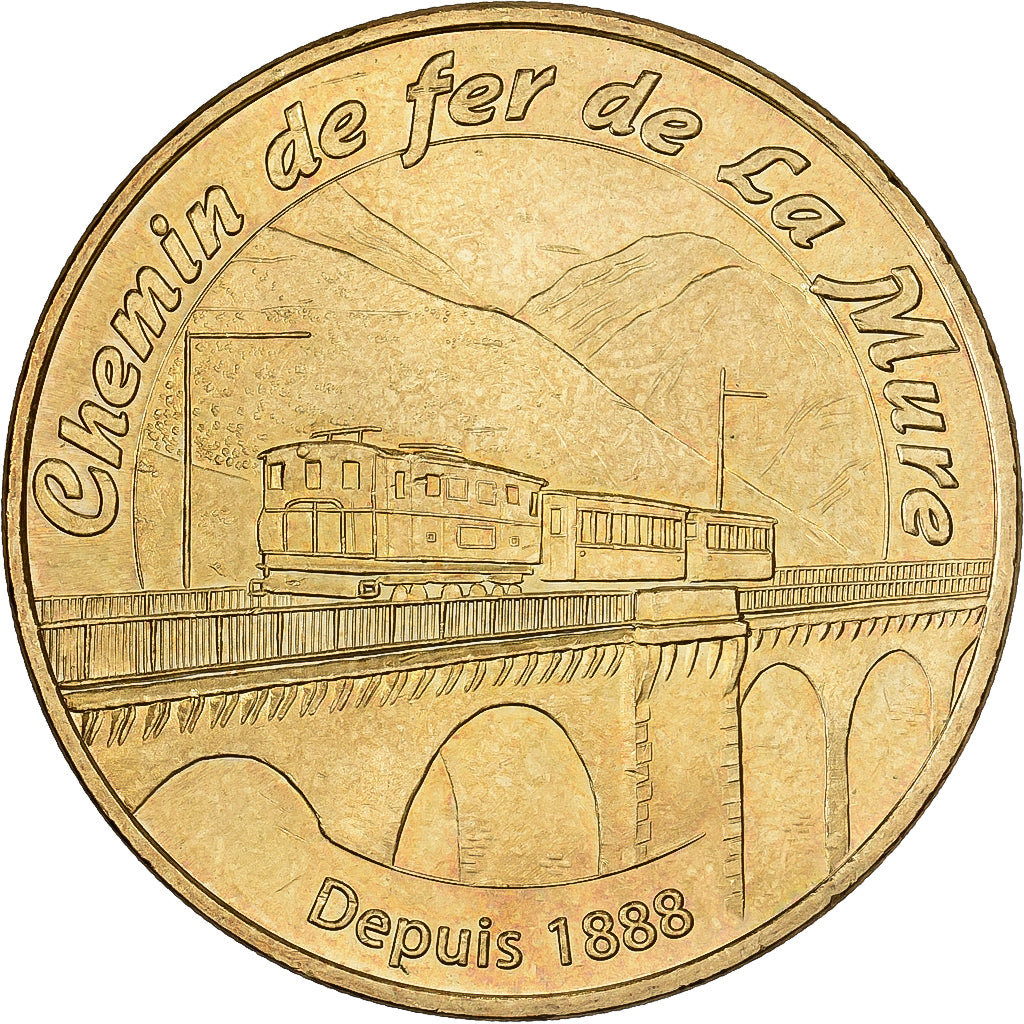 France, Token, 38/ Chemin de Fer de La Mure, 2006, Copper-nickel Aluminium, MDP