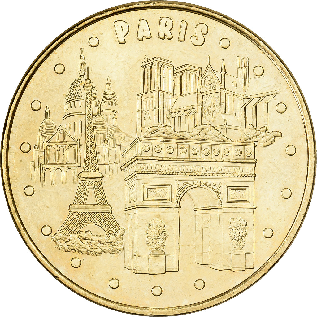 Francia, ficha, Monuments de Paris, 2015, Rame-nichel-alluminio, MDP, SPL-