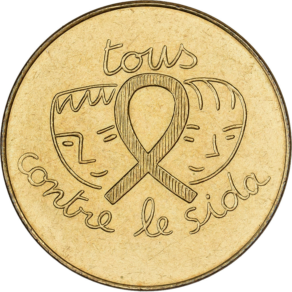 França, Token, Croix Rouge Française, Sidaction, Cuproníquel Alumínio