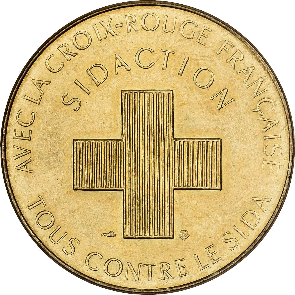 França, Token, Croix Rouge Française, Sidaction, Cuproníquel Alumínio
