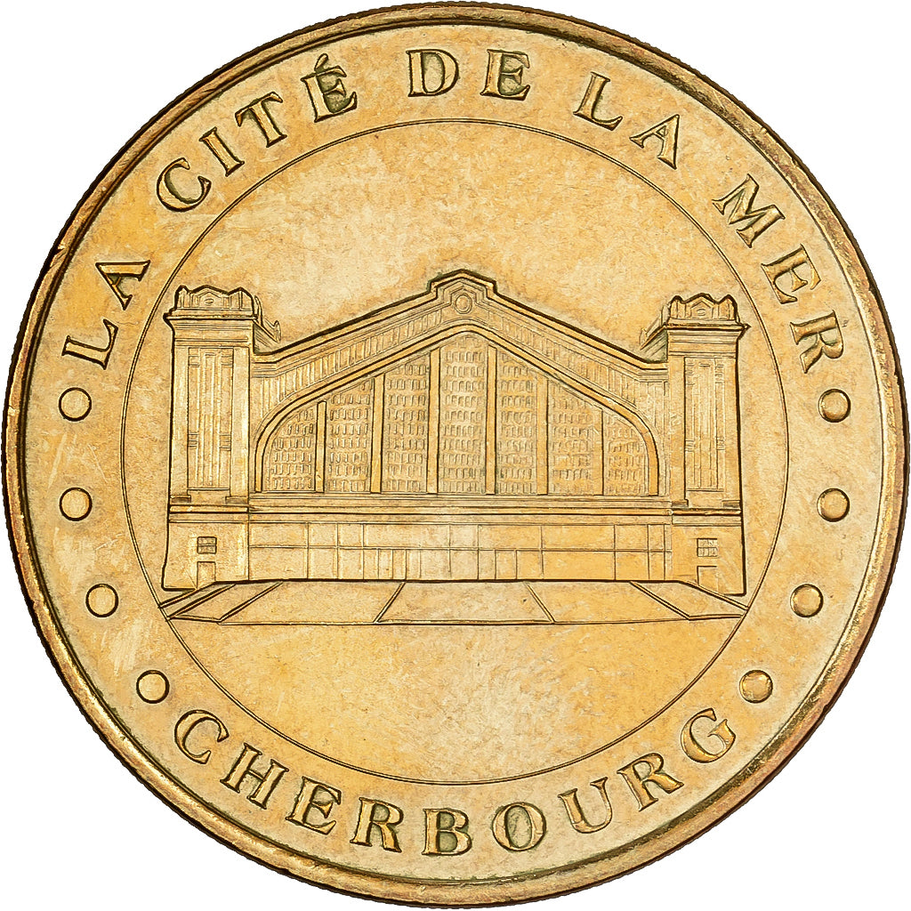 Frankrijk, Token, Cherbourg - La Cité de la Mer - La façade, 2002
