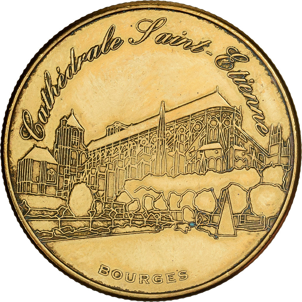 Frankreich, Medaille, 18/ Cathédrale Saint-Etienne - Bourges, Copper-nickel