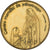 France, Medal, Lourdes, Lieu de Pélerinage Français, Copper-nickel Aluminium
