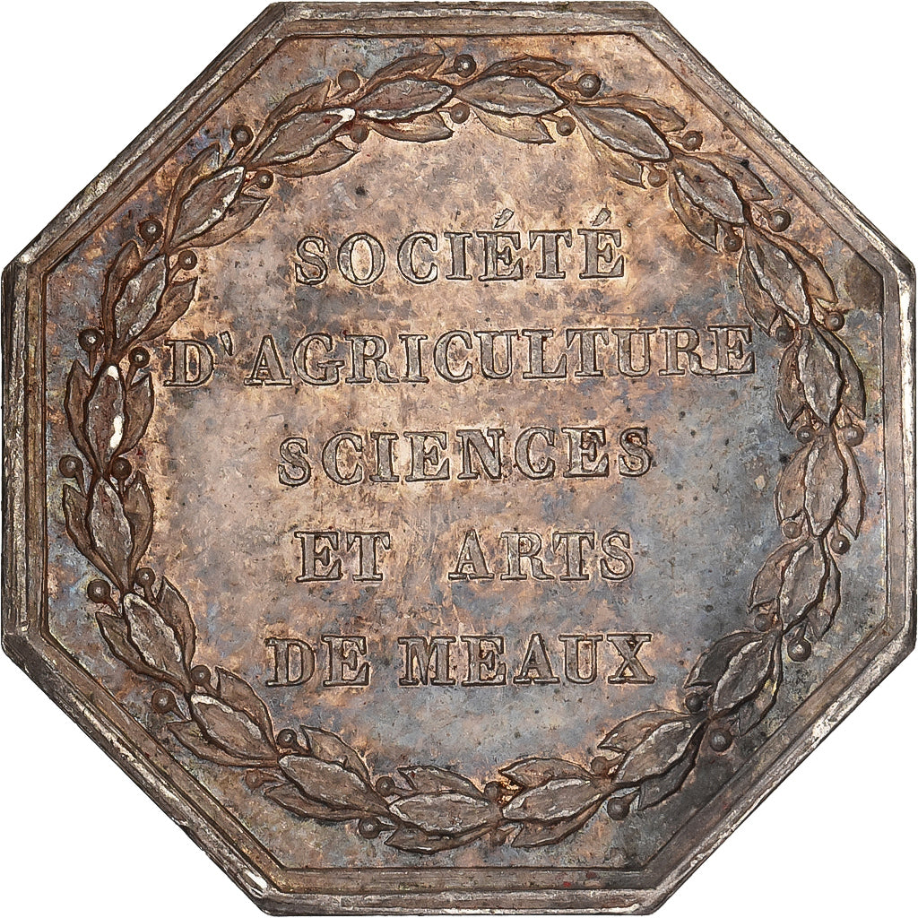 France, Token, Société d'Agriculture, Sciences et Arts de Meaux, Silver