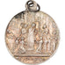 France, Medal, Souvenir de 1ère Communion, 1869, Silver, AU(50-53)