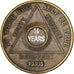 França, Token, Jeton des Alcooliques Anonymes - Alcoholics Anonymous, Latão