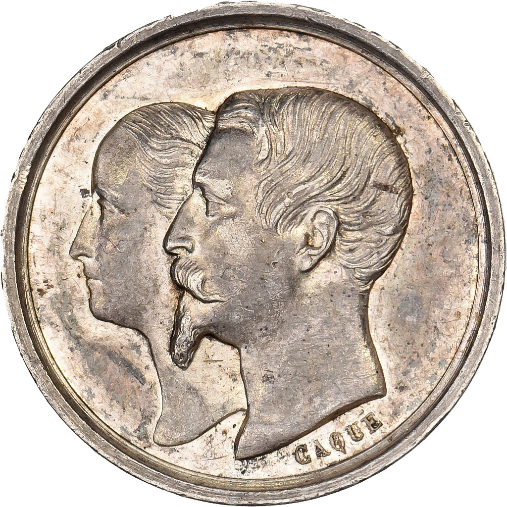 Francia, medaglia, Naissance de Napoléon IV, Quinaire, 1856, Argento, SPL-