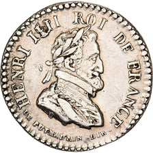 Francia, Quinaire, Louis XVIII et Henri IV, Argento, BB+