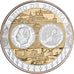 Spain, Medal, L'Europe, Espagne, Silver Plated Copper, FDC, MS(65-70)