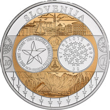 Slovenia, Medal, L'Europe, Silver Plated Copper, MS(65-70)